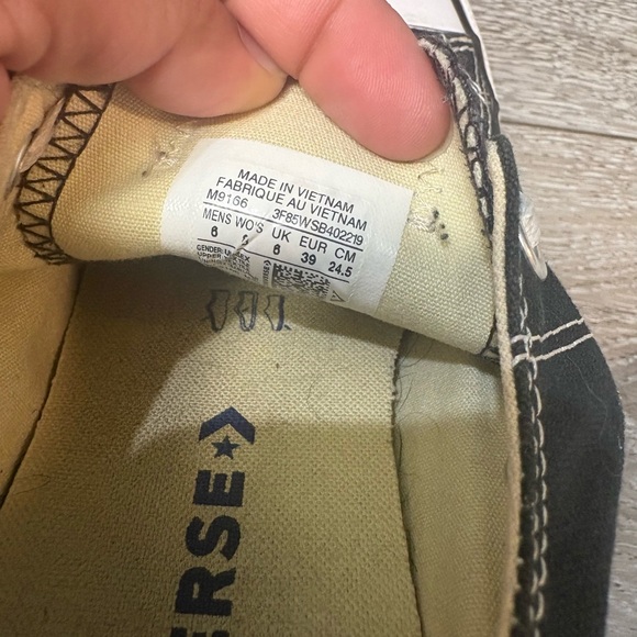 Converse Black and White Canvas Shoes - Picture 7 of 7